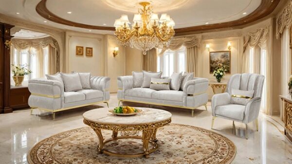 Charlevoix Glam Beige Chair with Gold Accents – FM67003BG-CH by Furniture of America 6