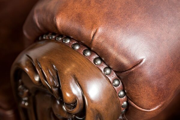 Palencia Traditional Dark Cherry & Brown Chair – FM65005BR-CH by Furniture of America 9