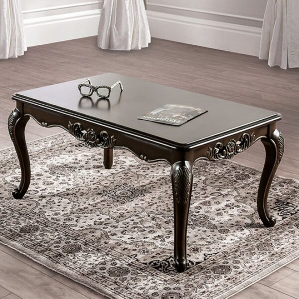 Halcaster Traditional Java Coffee Table – FM45003C by Furniture of America 9