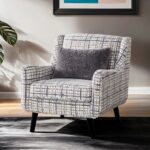 Turnham White & Black Transitional Accent Chair – FM61112WH-CH-PT by Furniture of America 15