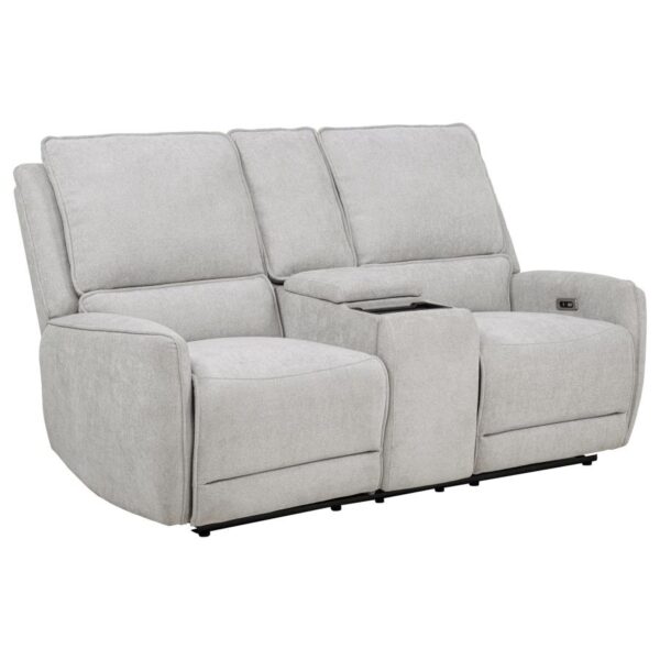 Sylmar Power Reclining Loveseat With Console by Coaster Furniture 8