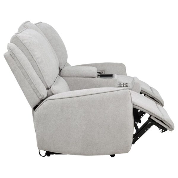 Sylmar Power Reclining Loveseat With Console by Coaster Furniture 11
