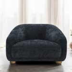 Kolvere Contemporary Black Chenille Chair – FM61006BK-CH by Furniture of America 13