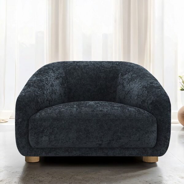 Kolvere Contemporary Black Chenille Chair – FM61006BK-CH by Furniture of America 8