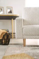 Elverum Contemporary Off-White Boucle Sofa – FM61000WH-SF by Furniture of America 16
