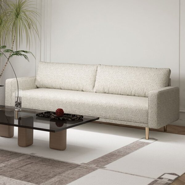 Elverum Contemporary Off-White Boucle Sofa – FM61000WH-SF by Furniture of America 9