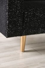 Elverum Contemporary Black Boucle Sofa – FM61000BK-SF by Furniture of America 14