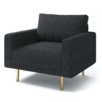 Elverum Contemporary Black Boucle Chair – FM61000BK-CH  by Furniture of America 11
