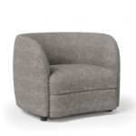 Versoix Contemporary Charcoal Gray Boucle Chair – FM61003GY-CH by Furniture of America 17