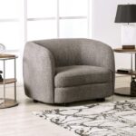 Versoix Contemporary Charcoal Gray Boucle Chair – FM61003GY-CH by Furniture of America 13