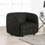 Versoix Contemporary Black Boucle Chair – FM61003BK-CH by Furniture of America 11