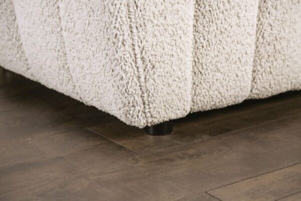 Aversa Contemporary Off-White Boucle Sofa – FM61002WH-SF by Furniture of America 8