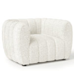Aversa Contemporary Off-White Boucle Chair – FM61002WH-CH  by Furniture of America 17