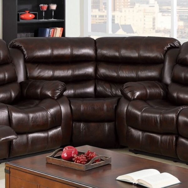 Berkshire Rustic Brown Corner Chair – CM6551CNR by Furniture of America 6