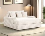 Veyrier White 2-Arm Chaise with USB Ports – FM6901WH-CE by Furniture of America 22