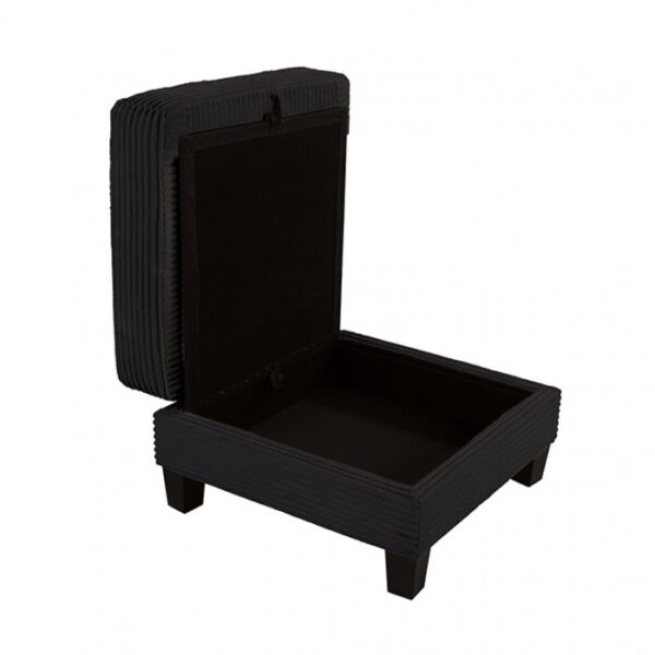 Moretaine Black Storage Ottoman with Hidden Compartment – SL6932BK-OT by Furniture of America 10