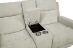 Kennett Chenille Upholstered Power Reclining Loveseat Ivory by Coaster Furniture Luxury Living Room Furniture Mobilia Cleopatra 11 Kennett Chenille Upholstered Power Reclining Loveseat Ivory by Coaster Furniture 11