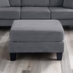Moretaine Dark Gray Storage Ottoman  – SL6932DG-OT by Furniture of America 7