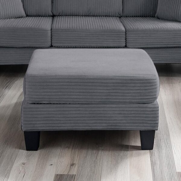 Moretaine Dark Gray Storage Ottoman  – SL6932DG-OT by Furniture of America 5