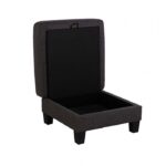 Cinderford Dark Gray Storage Ottoman with Hidden Storage – SL6936DG-OT by Furniture of America 12