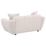 Destino Chenille Upholstered Splayed Arm Loveseat Greige by Coaster Furniture Luxury Living Room Furniture Mobilia Cleopatra 14 Destino Chenille Upholstered Splayed Arm Loveseat Greige by Coaster Furniture 14