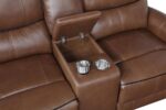 Greenfield Upholstered Power Reclining Loveseat Saddle Brown by Coaster Furniture Luxury Loveseats Mobilia Cleopatra 20 Greenfield Upholstered Power Reclining Loveseat Saddle Brown by Coaster Furniture 20