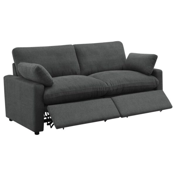 Collins Modular Power Loveseat Dark Gray by Coaster Furniture 11