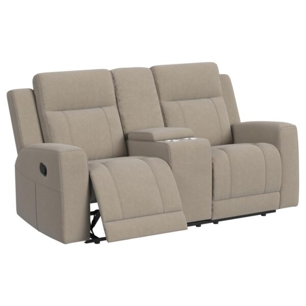 Brentwood Reclining Loveseat Taupe by Coaster Furniture 11
