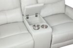 Greenfield Dove Gray Power Reclining Loveseat by Coaster Furniture Luxury Loveseats Mobilia Cleopatra 23 Greenfield Dove Gray Power Reclining Loveseat by Coaster Furniture 23
