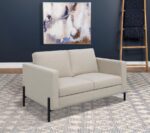 Tilly Upholstered Track Arm Loveseat Oatmeal by Coaster Furniture Luxury Living Room Furniture Mobilia Cleopatra 13 Tilly Upholstered Track Arm Loveseat Oatmeal by Coaster Furniture 13