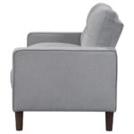 Bowen Upholstered Track Arm Tufted Loveseat Gray by Coaster Furniture Luxury Living Room Furniture Mobilia Cleopatra 13 Bowen Upholstered Track Arm Tufted Loveseat Gray by Coaster Furniture 13