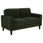 RuthMatcha Green Loveseat by Coaster Furniture Luxury Living Room Furniture Mobilia Cleopatra 11 RuthMatcha Green Loveseat by Coaster Furniture 11