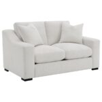 Ashlyn Fabric Upholstered Track Arm Loveseat Sand by Coaster Furniture Luxury Living Room Furniture Mobilia Cleopatra 13 Ashlyn Fabric Upholstered Track Arm Loveseat Sand by Coaster Furniture 13