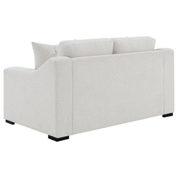 Ashlyn Fabric Upholstered Track Arm Loveseat Sand by Coaster Furniture 12