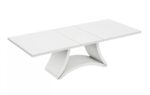 D313 High Gloss White Dining Set By Gu Furniture Luxury Dining Sets Mobilia Cleopatra 10 D313 High Gloss White Dining Set By Gu Furniture 10