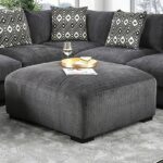 Kaylee Gray Chenille CM6587-OT  Ottoman by Furniture of America 7