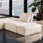 Stavanger Beige Bouclé L-Sectional Contemporary Modular Sofa FM63001BG-F by Furniture of America 11