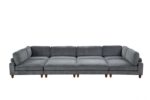 Dagenham Gray Sectional Sofa [B] – Contemporary Modular Comfort | FM6800GY-B by Furniture of America 14