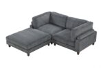 Dagenham Gray Sectional Sofa [D] – Contemporary  FM6800GY-D by Furniture of America 8