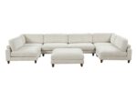 Dagenham Beige Sectional Sofa [A] FM6800BG-A by Furniture of America 16