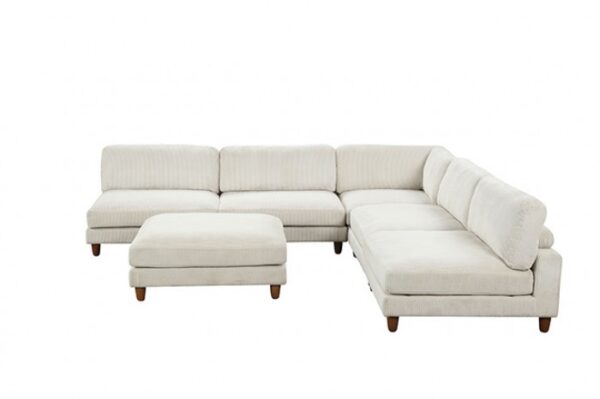 Dagenham Beige Sectional Sofa [C] FM6800BG-C by Furniture of America 7