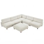 Dagenham Beige Sectional Sofa [C] FM6800BG-C by Furniture of America 12