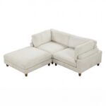 Dagenham Beige Sectional Sofa [D] – Contemporary Modular Comfort | FM6800BG-D by Furniture of America 12
