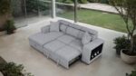 Chatteris Gray Contemporary Sectional Sofa with Sleeper & Storage FM64000GY-SECT-R by Furniture of America 25