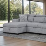 Chatteris Gray Contemporary Sectional Sofa with Storage & Sleeper  FM64000GY-SECT-L  by Furniture of America 19