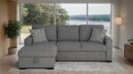 Chatham Gray Contemporary Sectional Sofa with Sleeper FM64005GY-SECT-L by Furniture of America 23