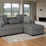 Chatham Gray Contemporary Sectional Sofa with Sleeper FM64005GY-SECT-R by Furniture of America 22