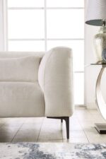 Paderborn Contemporary Linen White Sectional Sofa FM63002WH-SECT-L by Furniture of America 17