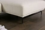 Baerum Contemporary Linen White Sectional Sofa FM63006WH-SECT-R by Furniture of America 16