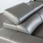 Vadso Contemporary Dark Gray Leather Match Sectional Sofa FM69005DG-SECT-R by Furniture of America 14